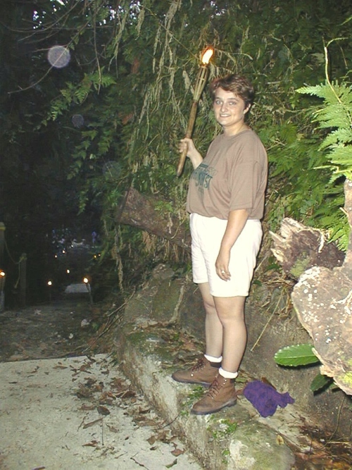 Guides and Tiki torches are spotted